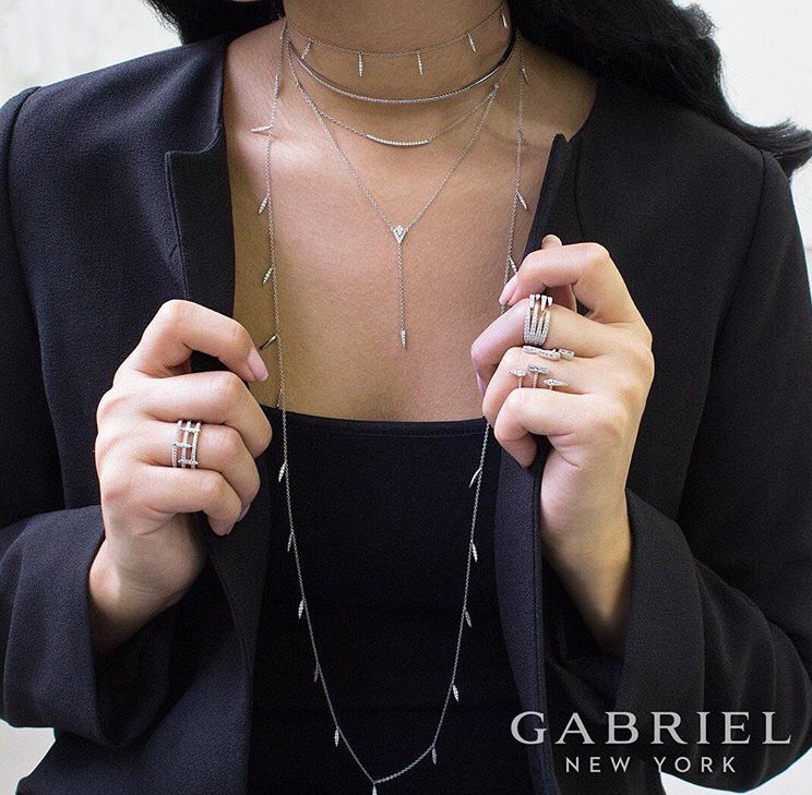 How to layer and stack your jewelry.