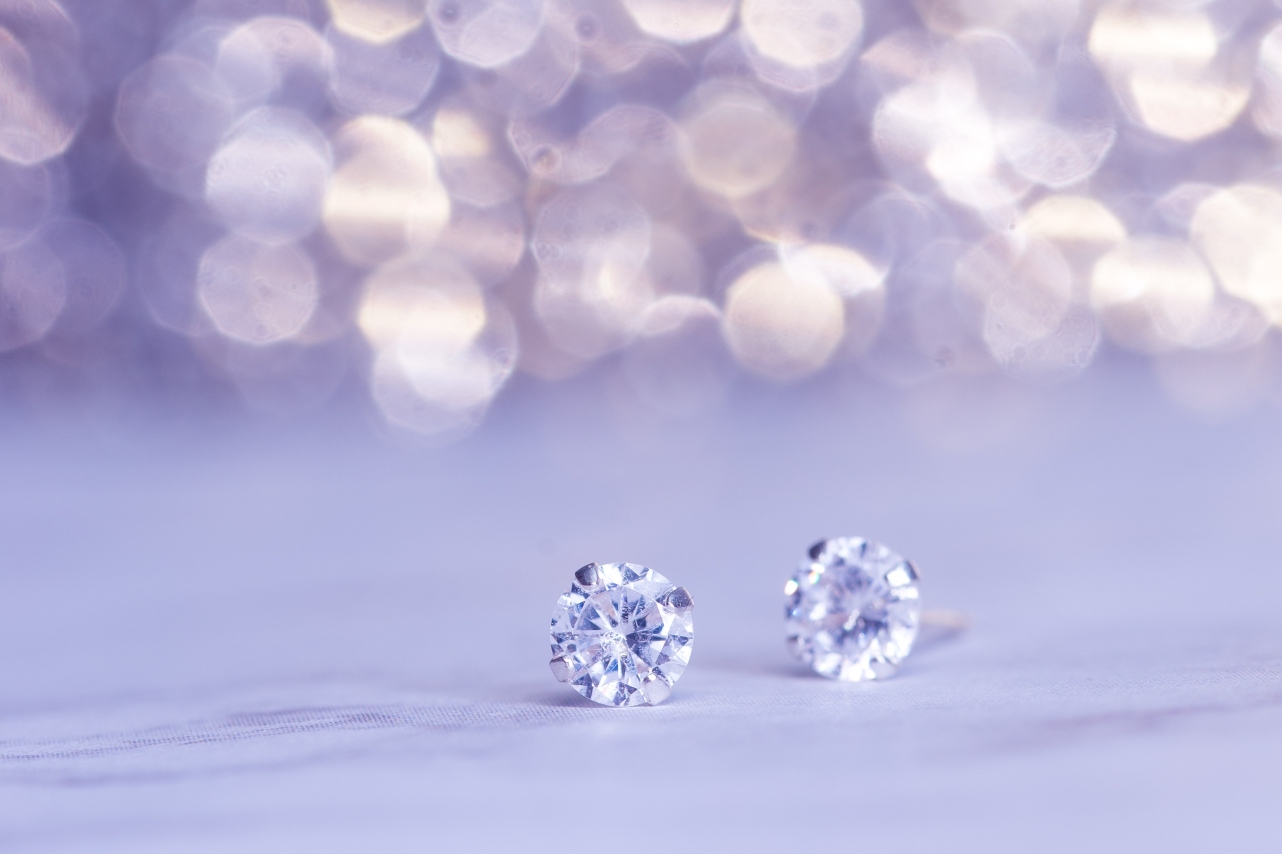 diamond stud earrings jewelry