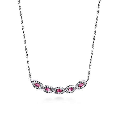 july ruby necklace