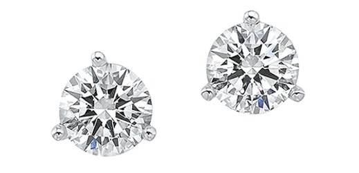 diamond earring studs