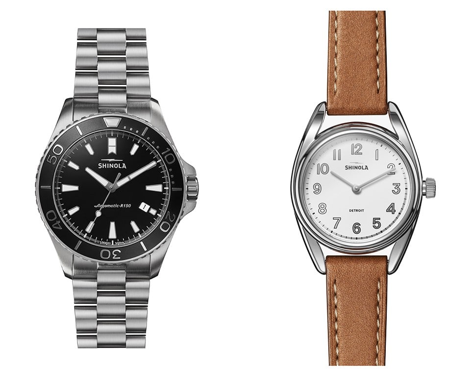 two shinola watches