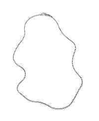 John Hardy’s Classic Chain necklace features masculine details that are versatile for any outfit