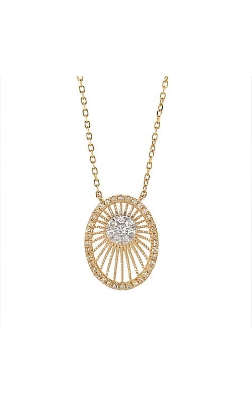 Marry Ann Diamonds Necklace  PD37505-1WYC89