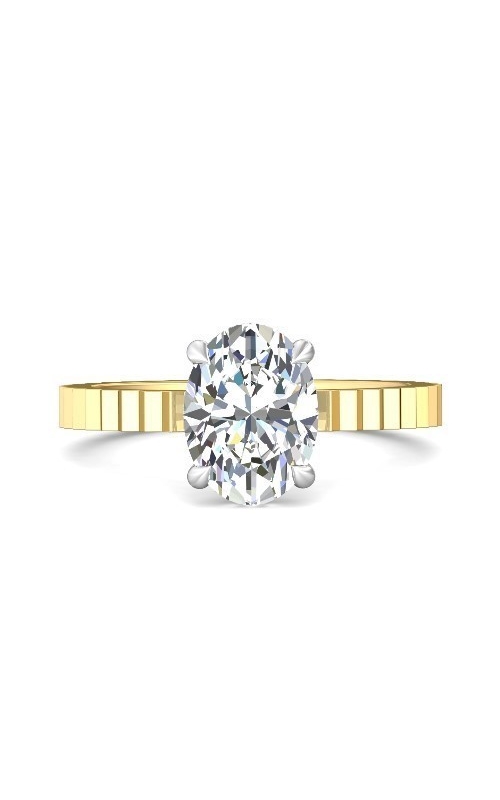 Martin Flyer Engagement Ring  DERS44XSRTTYQ-F-9.7-7.2OV