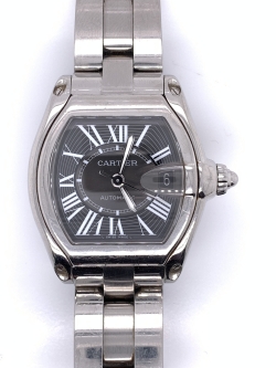 Pre-Owned Cartier Roadster Automatic Black Dial Watch 2510