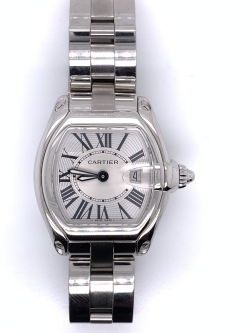 Pre-Owned Cartier Roadster Silver Dial Quartz Watch Cartier/Roadster/2675