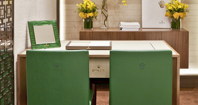 Rolex Showroom Sitting Area 