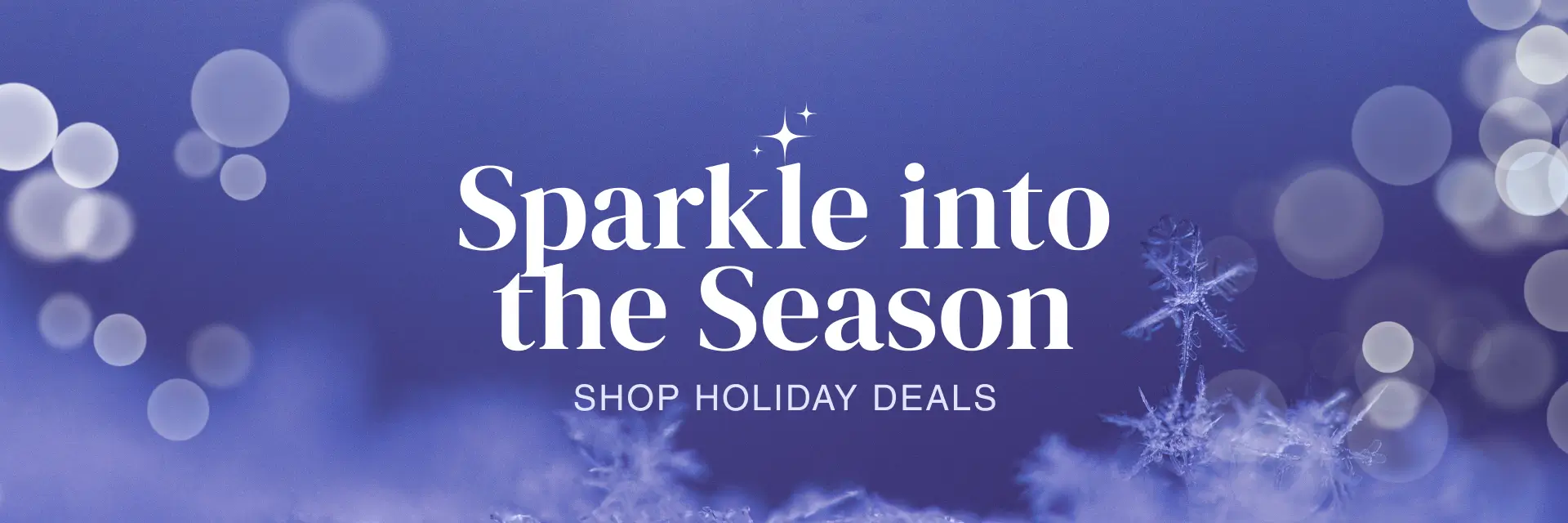 Image title sparkle into the season banner