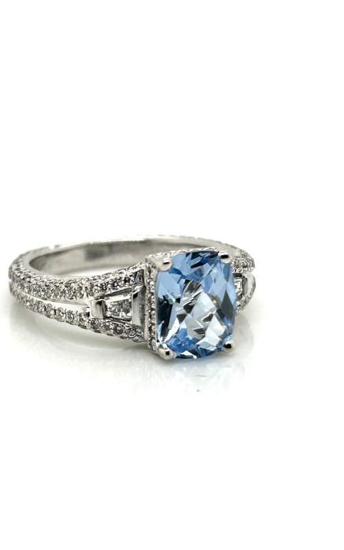 ESTATE  RING:  Tycoon Designer Collection. 18 Karat White Gold Ring