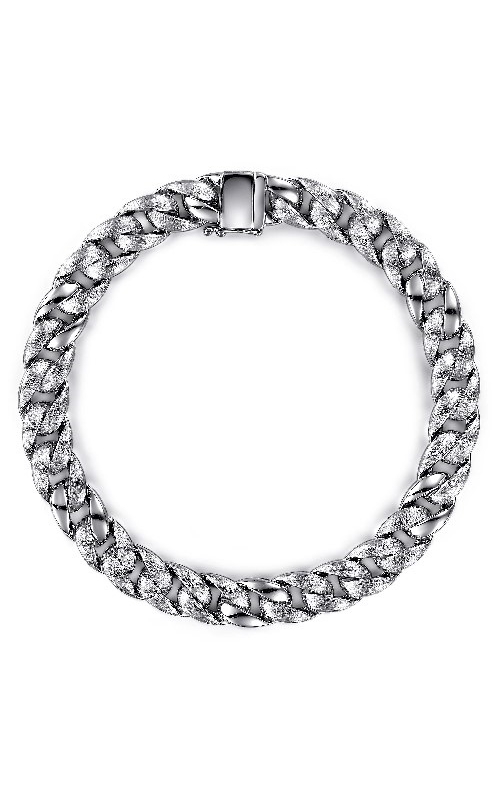 Gabriel & Co.:925 Sterling Silver Classic Cuban Link Chain Bracelet