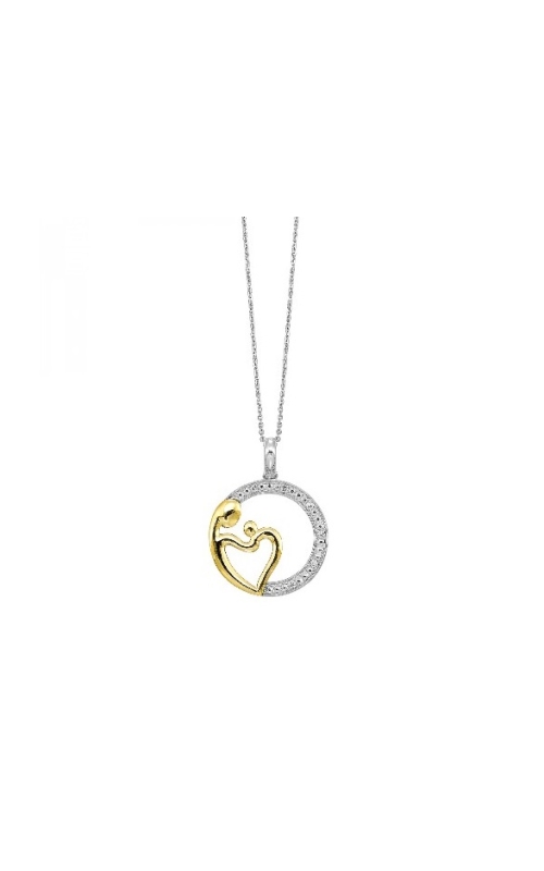 Rottermond Signature: Sterling Silver and Yellow Gold Mother and Child Charm